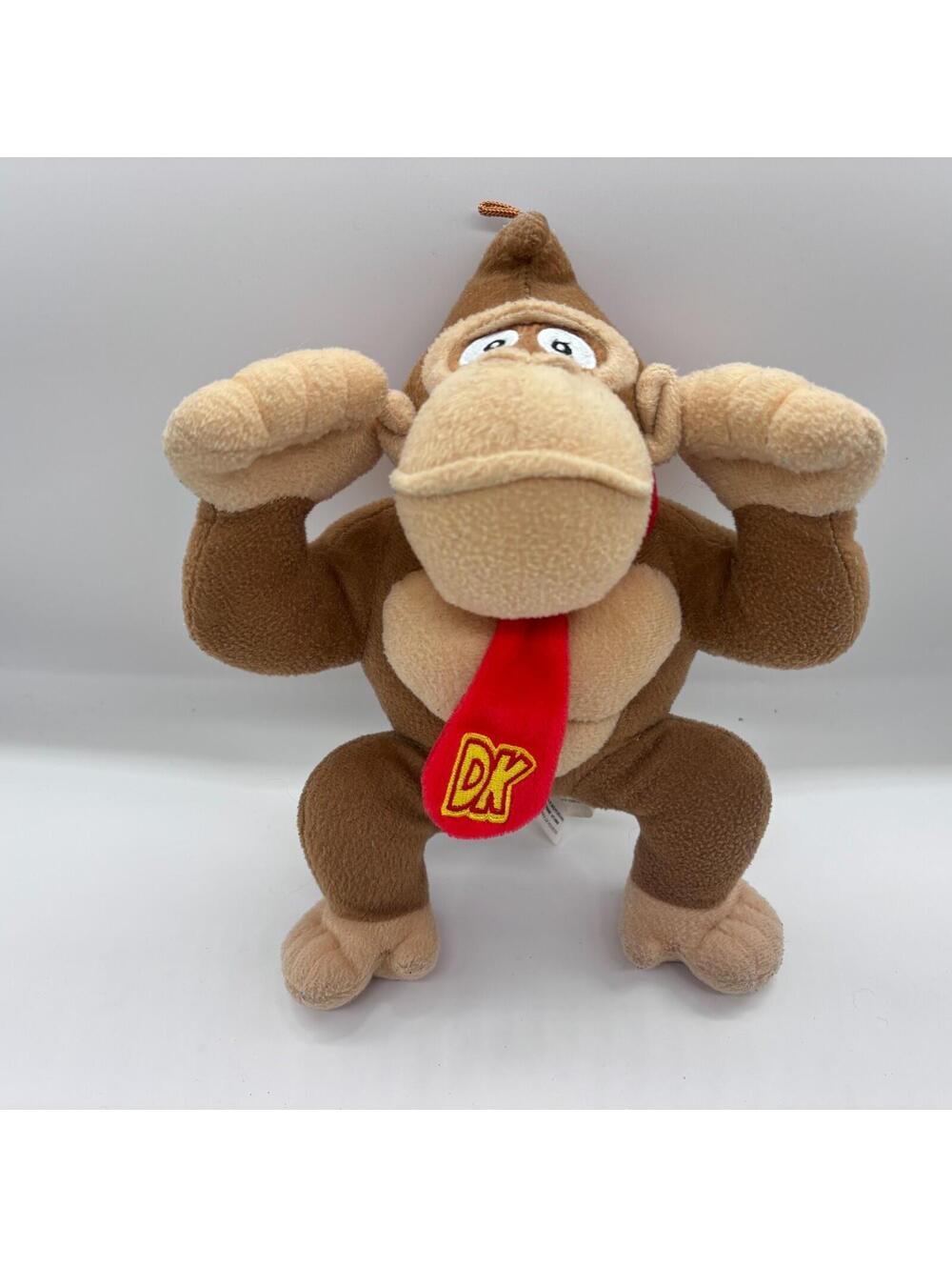 Basic Fun Nintendo Super Mario DONKEY KONG Plush Gorilla Stuffed Animal 10" 2021